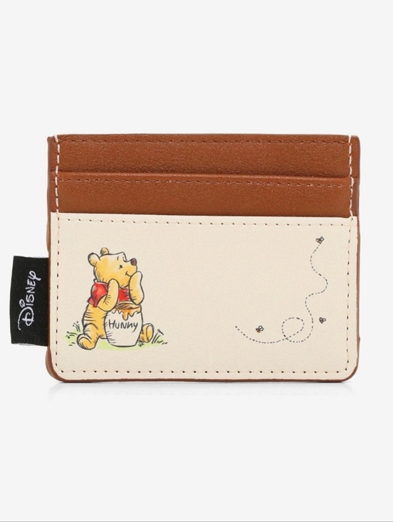 Disney Accessories - Disney Winnie the Pooh Brown & Cream Card Pocket